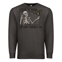 Smoke there it goes my last flying fck Premium Sweatshirt - MaliasSmallBusiness
