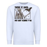 White there it goes my last flying fck Premium Sweatshirt - MaliasSmallBusiness