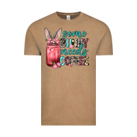 Vintage Coffee Some Bunny needs coffee Vintage Tee - Neo Western