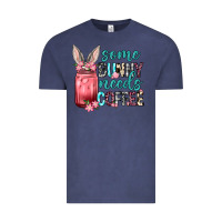 Vintage Denim Some Bunny needs coffee Vintage Tee - Neo Western