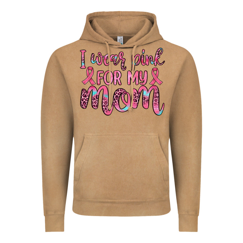 I Wear Pink For My Mom Vintage Hoodie by JahusDesignShop | Teevron