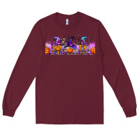 Burgundy halloween witch gnomes libbey cup Long Sleeve Tee - BundleAndBundleShop