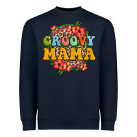 Navy groovy mama Heavyweight Sweatshirt - Zillion Design Studio