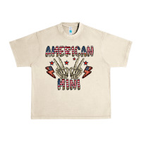 Sandshell american mini Urban Heavy Tee - CowhideDigitalArt