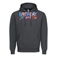 Smoke birthday girl Zipper Hoodie - NancyCooperArtShop