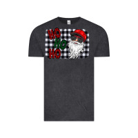 Vintage Black ho ho ho Vintage Tee - CowhideDigitalArt