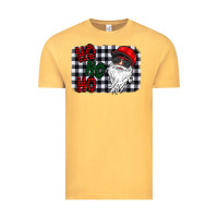Vintage Mustard ho ho ho Vintage Tee - CowhideDigitalArt