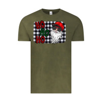 Vintage Olive ho ho ho Vintage Tee - CowhideDigitalArt