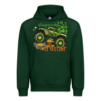 Forest Green shamrock crusher Urban Hoodie - NancyCooperArtShop