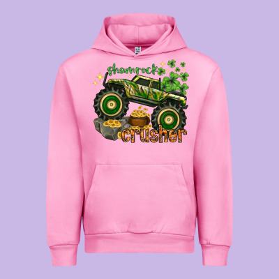 Shamrock Crusher Urban Hoodie Designed By Nancycooperartshop