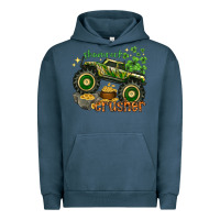 Pigment Midnight Navy shamrock crusher Urban Hoodie - NancyCooperArtShop
