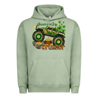Pigment Oil Green shamrock crusher Urban Hoodie - NancyCooperArtShop