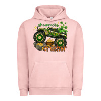 Pigment Salmon shamrock crusher Urban Hoodie - NancyCooperArtShop