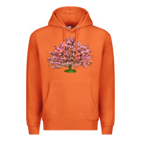 Carrot Flowering Dogwood Tree Premium Hoodie - LillyAllenDesigns