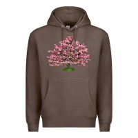 Coffee Flowering Dogwood Tree Premium Hoodie - LillyAllenDesigns