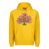 Lemon Flowering Dogwood Tree Premium Hoodie - LillyAllenDesigns