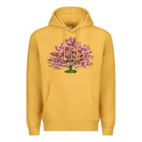 Mustard Flowering Dogwood Tree Premium Hoodie - LillyAllenDesigns