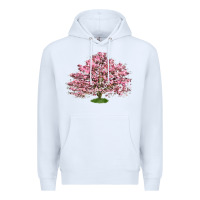White Flowering Dogwood Tree Premium Hoodie - LillyAllenDesigns