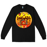 Black firefighter coasters Long Sleeve Tee - AdoDesignShop