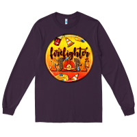 Plum firefighter coasters Long Sleeve Tee - AdoDesignShop