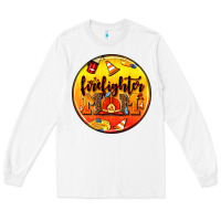 White firefighter coasters Long Sleeve Tee - AdoDesignShop