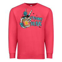 Cardinal staying alive Premium Sweatshirt - MaliasSmallBusiness