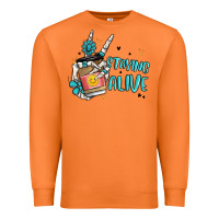 Carrot staying alive Premium Sweatshirt - MaliasSmallBusiness