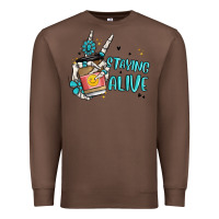 Chestnut staying alive Premium Sweatshirt - MaliasSmallBusiness