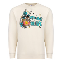 Sandshell staying alive Premium Sweatshirt - MaliasSmallBusiness