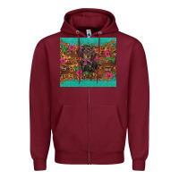Burgundy dachshund Zipper Hoodie - BarkalooDesign