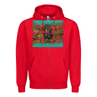 Red dachshund Zipper Hoodie - BarkalooDesign