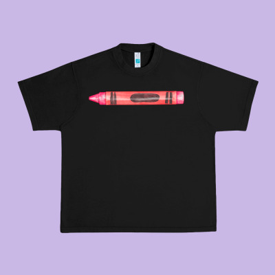 Pink Crayon Fa Element Urban Heavy Tee Designed By Fadigitalartstudio