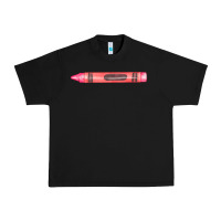 Black pink crayon fa element Urban Heavy Tee - FaDigitalArtStudio