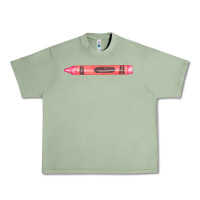 Oil Green pink crayon fa element Urban Heavy Tee - FaDigitalArtStudio