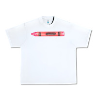 White pink crayon fa element Urban Heavy Tee - FaDigitalArtStudio