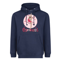 Navy gymnast Heavyweight Hoodie - MaliasSmallBusiness