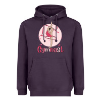 Plum gymnast Heavyweight Hoodie - MaliasSmallBusiness