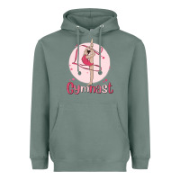 Sage gymnast Heavyweight Hoodie - MaliasSmallBusiness