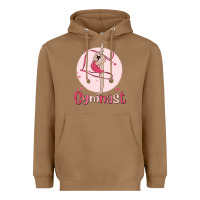 Toasted Coconut gymnast Heavyweight Hoodie - MaliasSmallBusiness