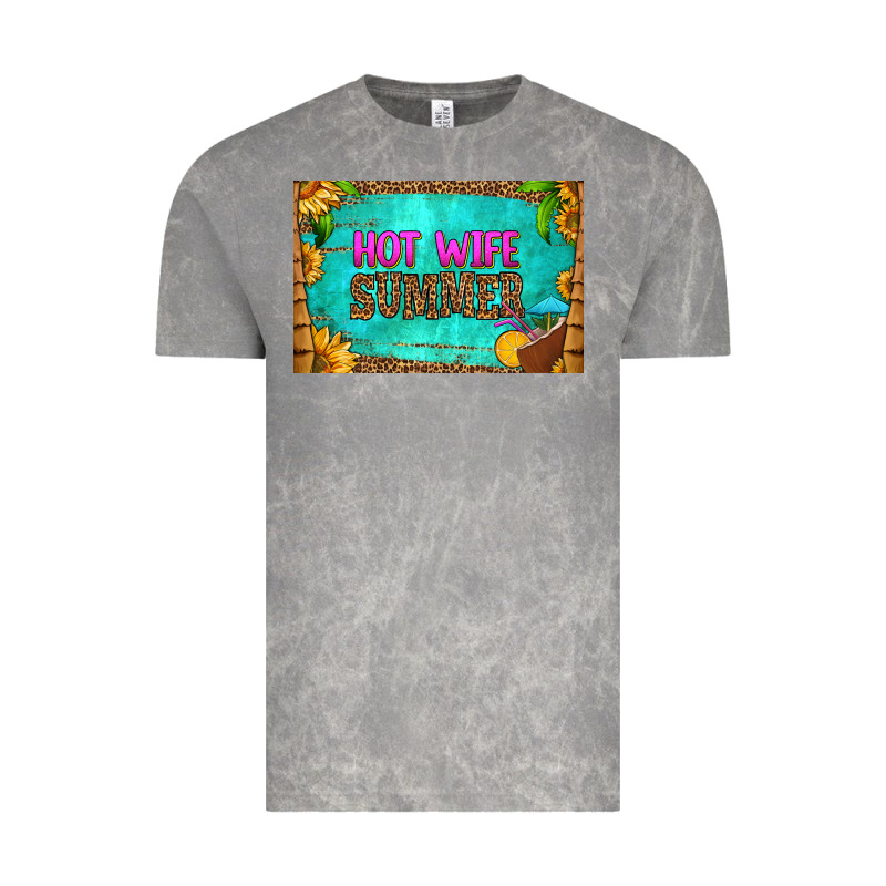 Hot Wife Summer Skinny Metal Can Holder Vintage Tee by HRA Design Shop | Teevron