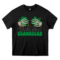 Black shake your shamrocks Heavy Core Tee - CowhideDigitalArt
