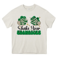 Cream shake your shamrocks Heavy Core Tee - CowhideDigitalArt