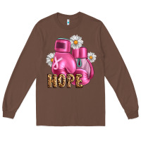 Chestnut Breast Cancer Boxing Gloves Long Sleeve Tee - Artiststas