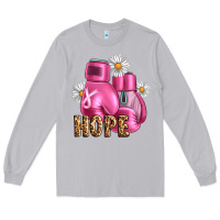 Breast Cancer Boxing Gloves Long Sleeve Tee | Teevron