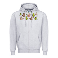 Christmas Cakes Zipper Hoodie | Teevron
