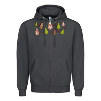 Smoke Christmas cakes Zipper Hoodie - Jasminsmagicworld