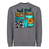 Storm but first coffee Heavyweight Sweatshirt - Zillion Design Studio
