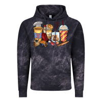 Cloud Black bakery coffee cups Vintage Hoodie - Zillion Design Studio