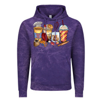 Cloud Purple bakery coffee cups Vintage Hoodie - Zillion Design Studio