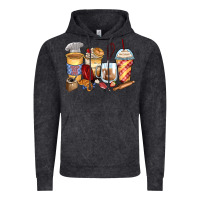 Vintage Black bakery coffee cups Vintage Hoodie - Zillion Design Studio